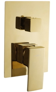 Mexen Uno unterputz-dusch- und badewannenarmatur, gold - 71435-50