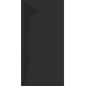 Bac à douche composite rectangulaire Mexen Stone+ 180 x 90 cm, noir, cache noir - 44709018-B