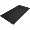 Mexen Stone+ brodzik kompozytowy prostokątny 180 x 70 cm, czarny, maskownica czarna - 44707018-B