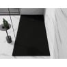 Mexen Stone+ rechteckige Komposit-Duschwanne 160 x 70 cm, schwarz, schwarze Abdeckung - 44707016-B