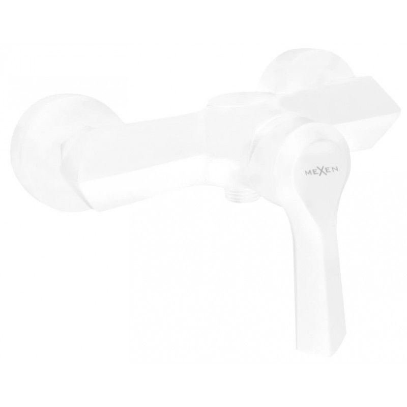 Mexen Sabre μπαταρία ντους, λευκή - 72140-20