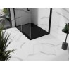 Mexen Stone+ ristkülikukujuline komposiitdušialus 100 x 70 cm, must, must kate - 44707010-B