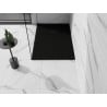 Mexen Stone+ composite rectangular shower tray 90 x 70 cm, black, black cover - 44707090-B