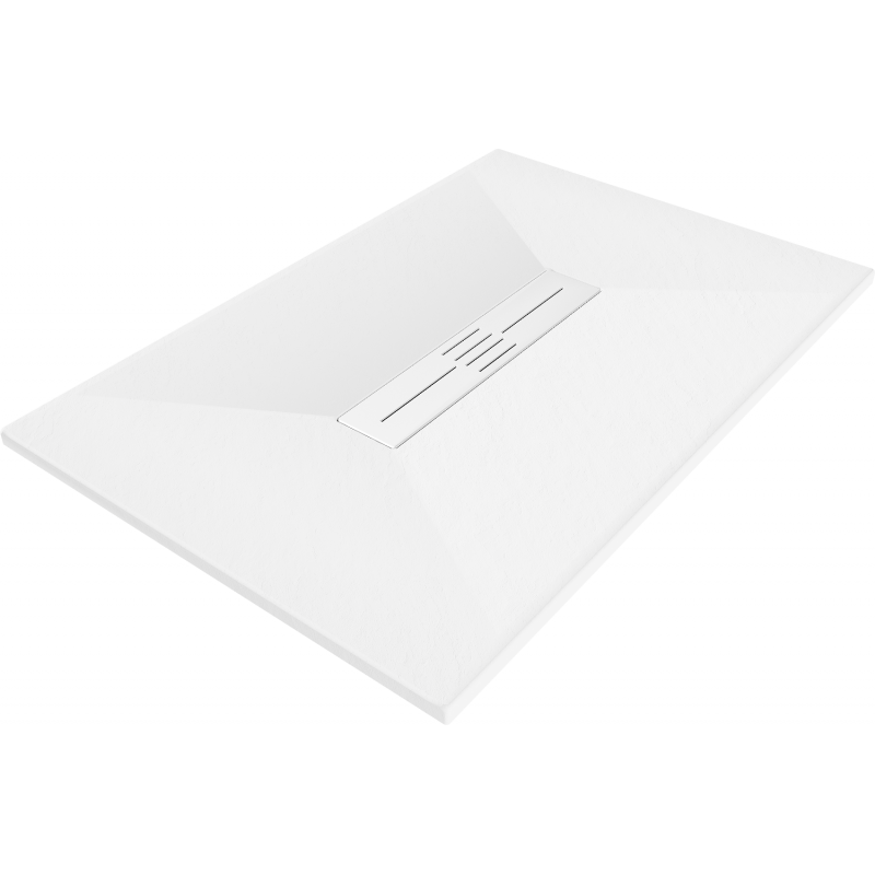 Mexen Toro rechteckige Duschwanne SMC 110 x 90 cm, weiß, Abdeckung weiß - 43109011-W