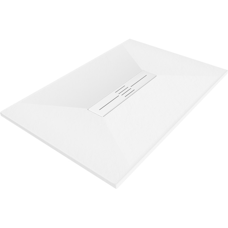 Mexen Toro ristkülikukujuline SMC dušialus 100 x 90 cm, valge, valge kate - 43109010-W