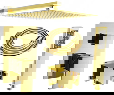 Mexen Uno DR02 conjunto de ducha empotrado, dorado - 71435DR02-50