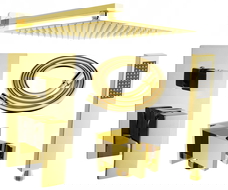 Mexen Uno DR02 set doccia a incasso, oro - 71435DR02-50