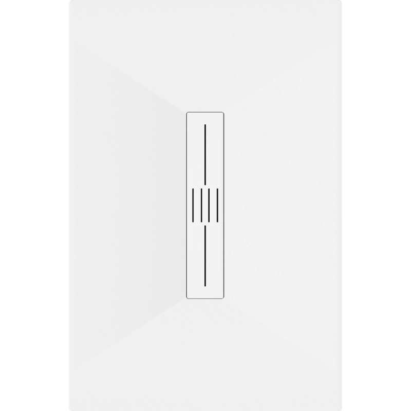 Mexen Toro rectangular shower tray SMC 110 x 80 cm, white, white cover - 43108011-W