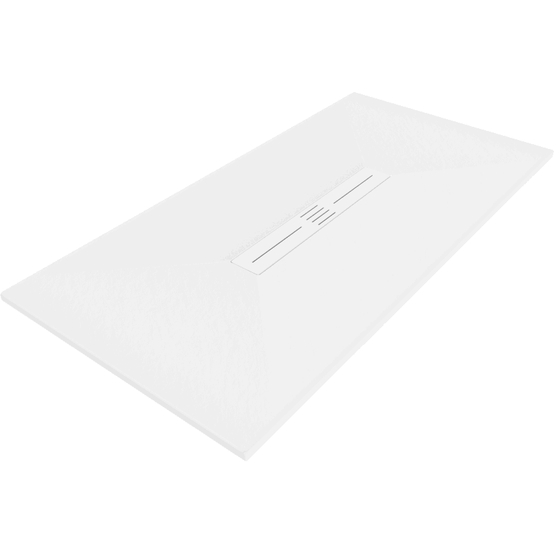 Mexen Toro receveur rectangulaire SMC 150 x 70 cm, blanc, cache blanc - 43107015-W