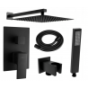 Mexen Uno DR02 Mischset für Dusche, Unterputzmontage, schwarz - 71435DR02-70