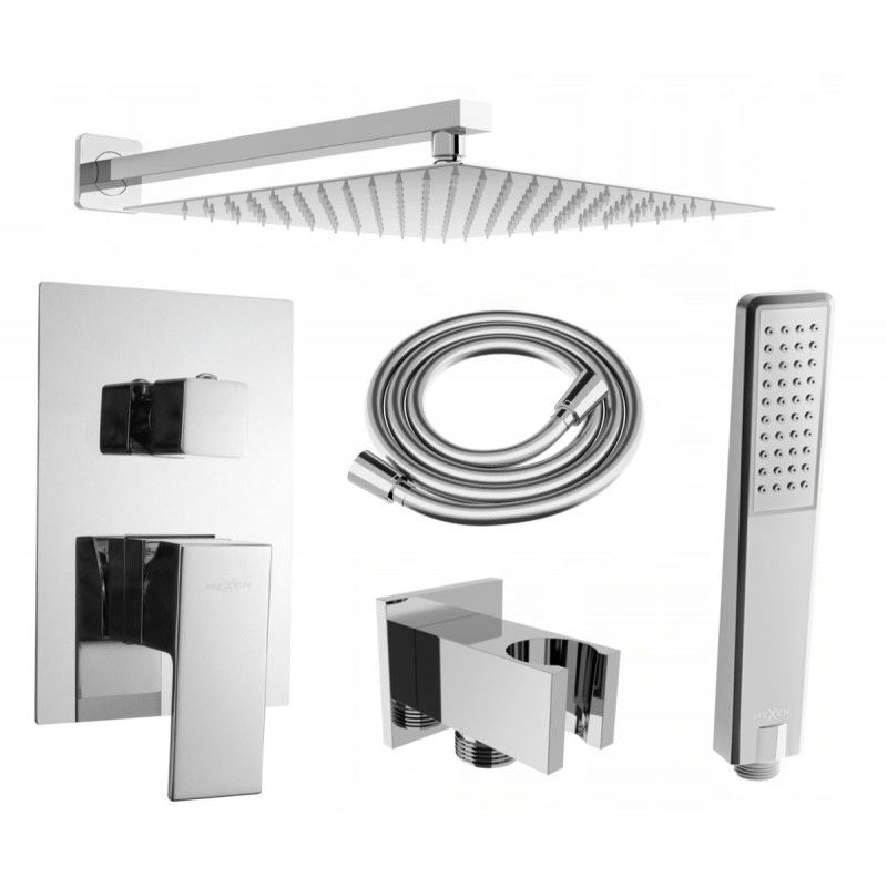 Mexen Uno DR72 agepaacht Duschset, agebaai, Chrom - 71435DR72-00