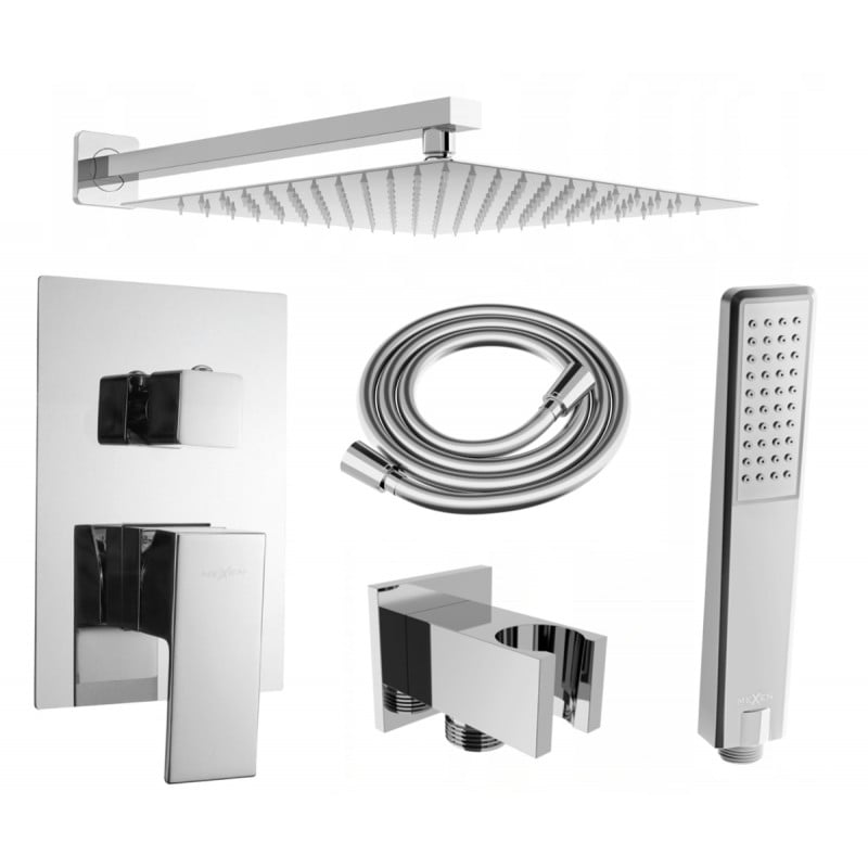 Mexen Uno DR72 zestaw prysznicowy podtynkowy, chrom - 71435DR72-00