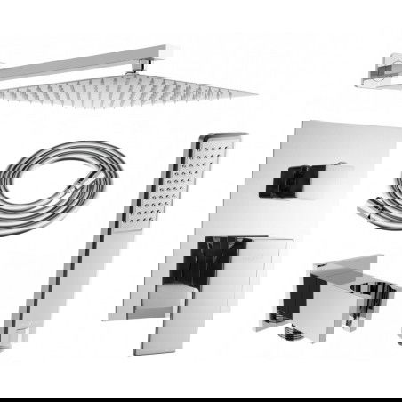 Mexen Uno DR72 conjunto de ducha empotrado, cromo - 71435DR72-00