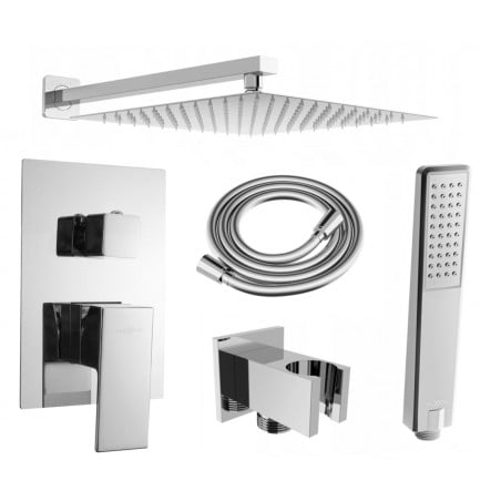 Mexen Uno DR72 set doccia ad incasso, cromo - 71435DR72-00