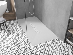 Mexen Toro piatto doccia rettangolare SMC 150 x 90 cm, bianco, griglia bianca - 43109015-W