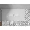 Mexen Toro receveur rectangulaire SMC 160 x 90 cm, blanc, cache blanc - 43109016-W