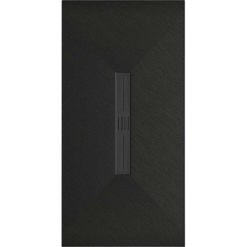 Mexen Toro base de duche retangular SMC 170 x 90 cm, preta, tampa preta - 43709017-B