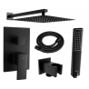 Mexen Uno DR72 conjunto de ducha empotrado, negro - 71435DR72-70