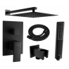 Mexen Uno DR72 podžbukni tuš set, crni - 71435DR72-70