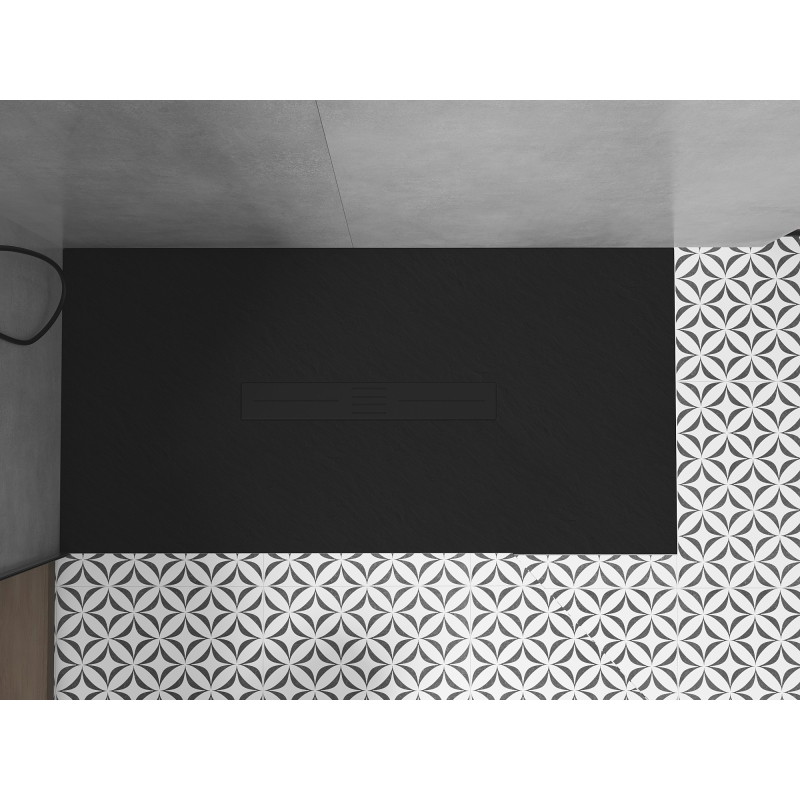 Mexen Toro ristkülikukujuline dušialus SMC 160 x 90 cm, must, must kate - 43709016-B