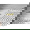 Mexen Toro rechteckige Duschwanne SMC 140 x 70 cm, weiß, Abdeckung gold - 43107014-G