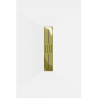 Mexen Toro rechteckige Duschwanne SMC 130 x 70 cm, weiß, goldene Abdeckung - 43107013-G