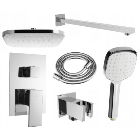 Mexen Uno DR33 inbouwdouche set, chroom - 71435DR33-00