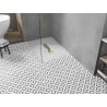 Mexen Toro rechteckige Duschwanne SMC 100 x 90 cm, weiß, Abdeckung gold - 43109010-G