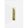 Mexen Toro rechteckige Duschwanne SMC 100 x 90 cm, weiß, Abdeckung gold - 43109010-G