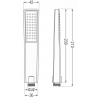 Mexen Uno DR33 Unterputz-Duschset, schwarz - 71435DR33-70