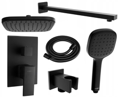 Mexen Uno DR33 inbouw-doucheset, zwart - 71435DR33-70