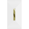 Mexen Toro receveur de douche rectangulaire SMC 150 x 90 cm, blanc, cache dorée - 43109015-G