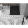 Mexen Toro rechteckige Duschwanne SMC 120 x 80 cm, schwarz, schwarze Abdeckung - 43708012-B