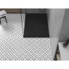 Mexen Toro rechteckige Duschwanne SMC 120 x 80 cm, schwarz, schwarze Abdeckung - 43708012-B