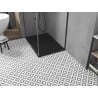 Mexen Toro rechteckige Duschwanne SMC 110 x 80 cm, schwarz, schwarze Abdeckung - 43708011-B