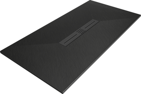 Mexen Toro rechteckige SMC-Duschtasse 170 x 70 cm, schwarz, schwarze Abdeckung - 43707017-B