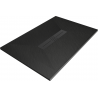 Mexen Toro brodzik prostokątny SMC 120 x 70 cm, czarny, maskownica czarna - 43707012-B