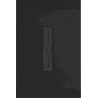Mexen Toro rechteckige Duschwanne SMC 100 x 70 cm, schwarz, schwarze Abdeckung - 43707010-B