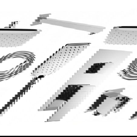 Mexen Uno DR62 conjunto de ducha empotrado, cromo - 71435DR62-00