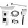 Mexen Uno DR62 ensemble de douche encastré, chrome - 71435DR62-00
