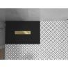 Mexen Toro rechteckige Duschwanne SMC 100 x 80 cm, schwarz, goldene Abdeckung - 43708010-G