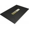 Mexen Toro ristkülikukujuline dušialus SMC 110 x 90 cm, must, kuldne kate - 43709011-G