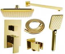 Mexen Uno DR62 sisseehitatav dušikomplekt, kuldne - 71435DR62-50