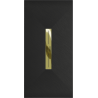 Mexen Toro base de duche retangular SMC 160 x 70 cm, preta, cobertura dourada - 43707016-G