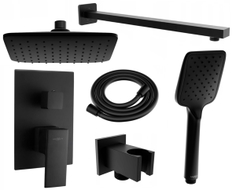 Mexen Uno DR62 ugradbeni tuš set, crni - 71435DR62-70