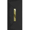 Mexen Toro rechteckige Duschwanne SMC 170 x 80 cm, schwarz, goldene Abdeckung - 43708017-G