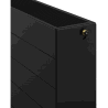 Mexen Linie CCL33 Plattenheizkörper 900 x 900 mm, untere mittlere Anschluss, 2701 W, schwarz - W6C33L-090-090-70