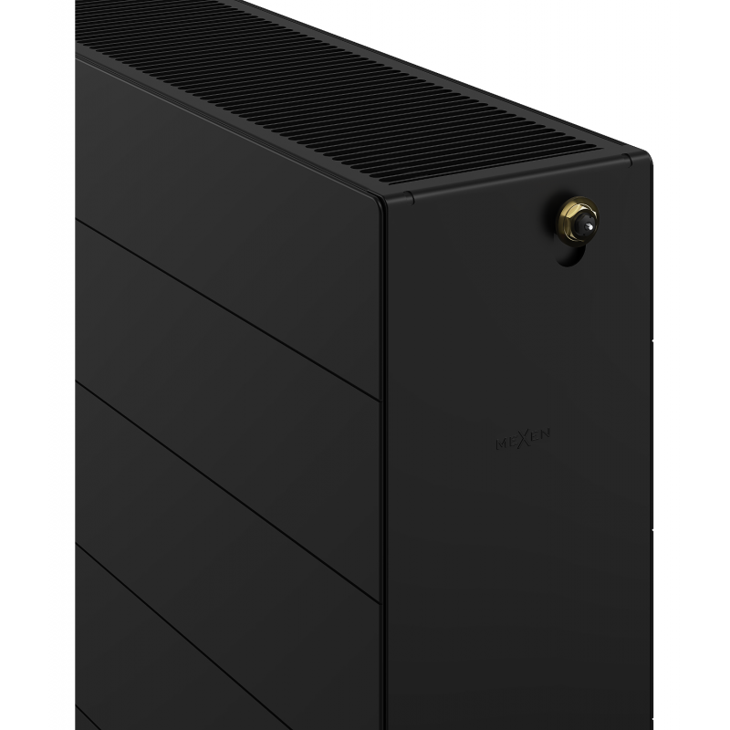 Mexen Line CCL33 radiatore a piastra 900 x 1000 mm, collegamento inferiore centrale, 3001 W, nero - W6C33L-090-100-70