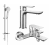 Mexen Alfa DQ40 badset, chroom - 745703DQ40-00