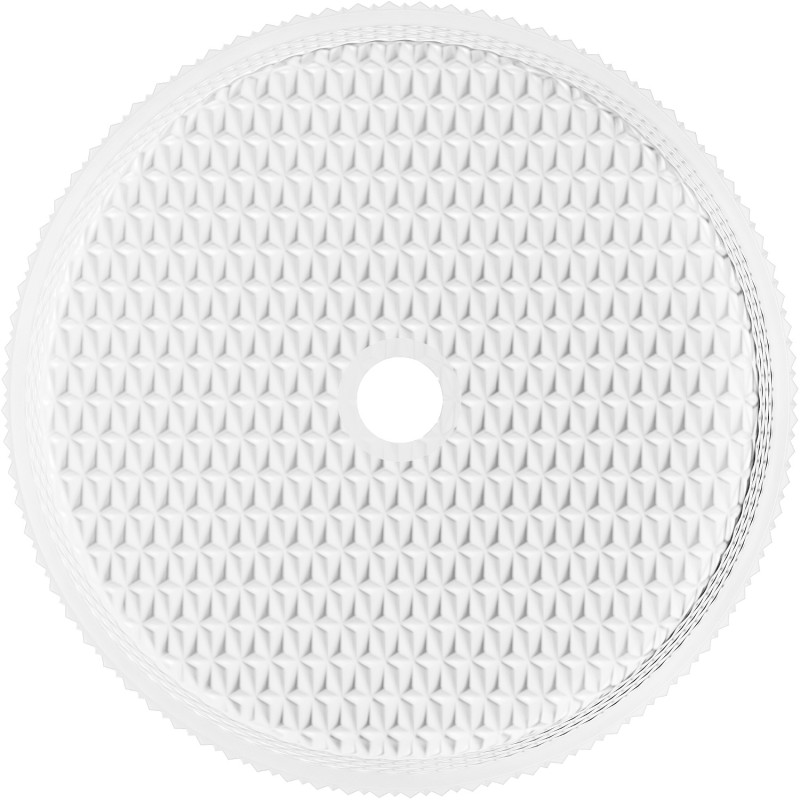 Mexen Aura glazen opbouw wastafel 39 x 39 cm, matglas - 24013930